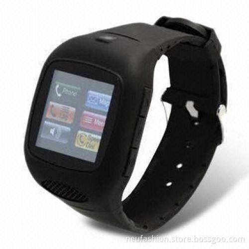 GPS Touchscreen Watch Phone with Built-in Bluetooth, Supports T-Flash Card of Up to 32GB Memory